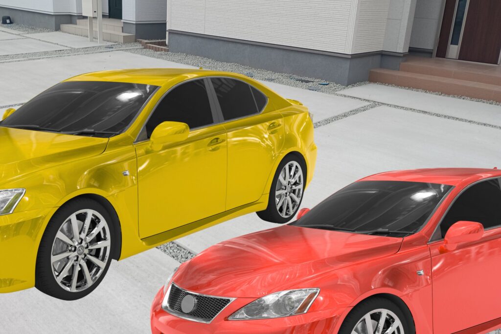 長野市で暮らしをデザインする不動産　土木外構　ワンストップ　カズケン アイコン　駐車場