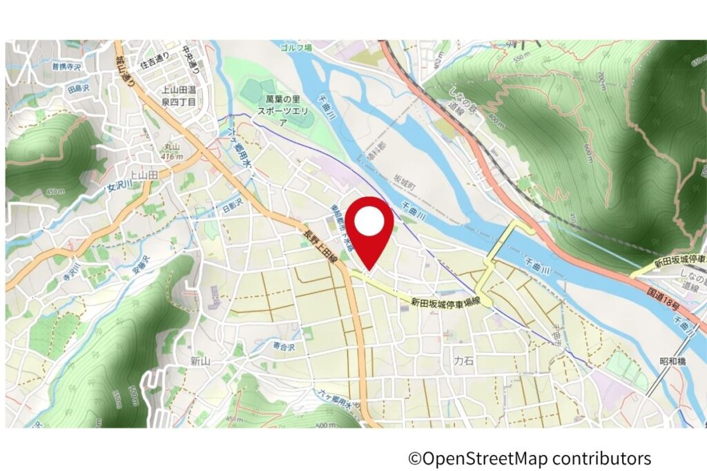 長野市で暮らしをデザインする不動産　土木外構　ワンストップ　カズケン　地図