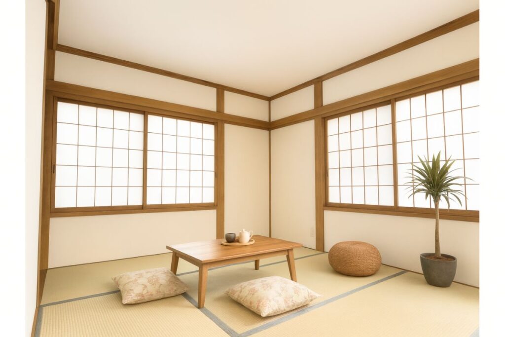 長野市で暮らしをデザインする不動産　土木外構　ワンストップ　カズケン　和室